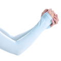 Sommer Frauen Sonnenschutz Cooling Arm Ärmel reine Farbe Kompression elastische Arm Ärmel